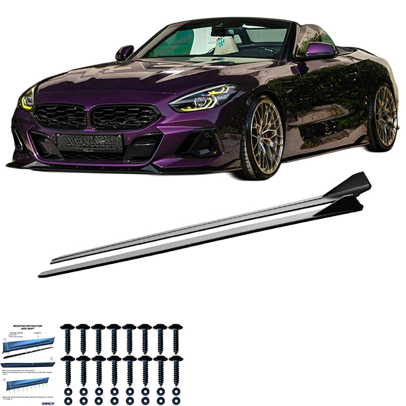 Marşpiyel Alt Eki Uyumlu BMW Z4 M-Pack G29/G29 Makyajlı Kasa 2018+