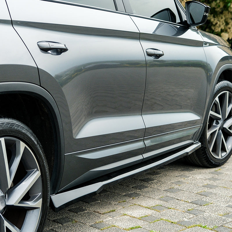 Marşpiyel Alt Eki Uyumlu SKODA Kodiaq Sportline/RS MK1 Makyajlı Kasa 2021-2023
