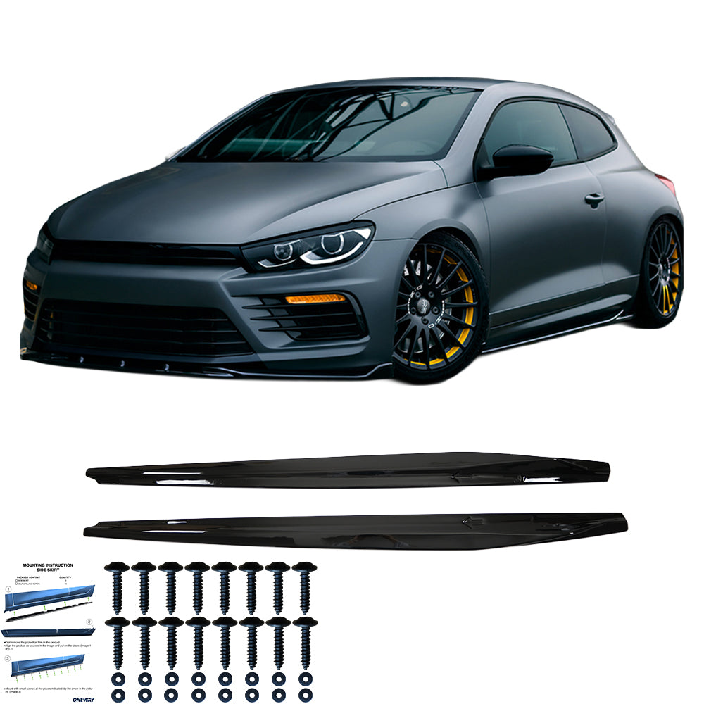 Marşpiyel Alt Eki Uyumlu VW VOLKSWAGEN Scirocco R MK3 Makyajlı Kasa 2014-2017
