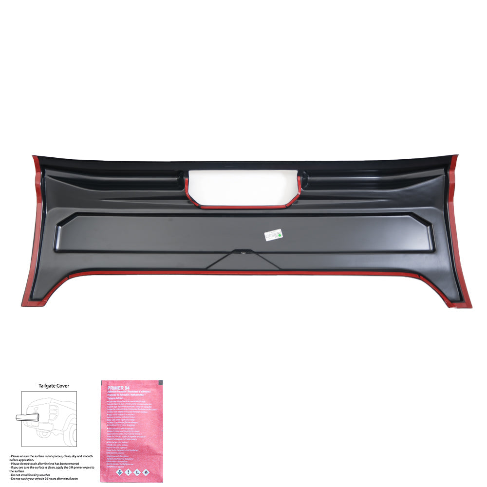 Bagaj Kapağı Kaplaması Uyumlu FORD Ranger T9 2022+ (Gloss Siyah)