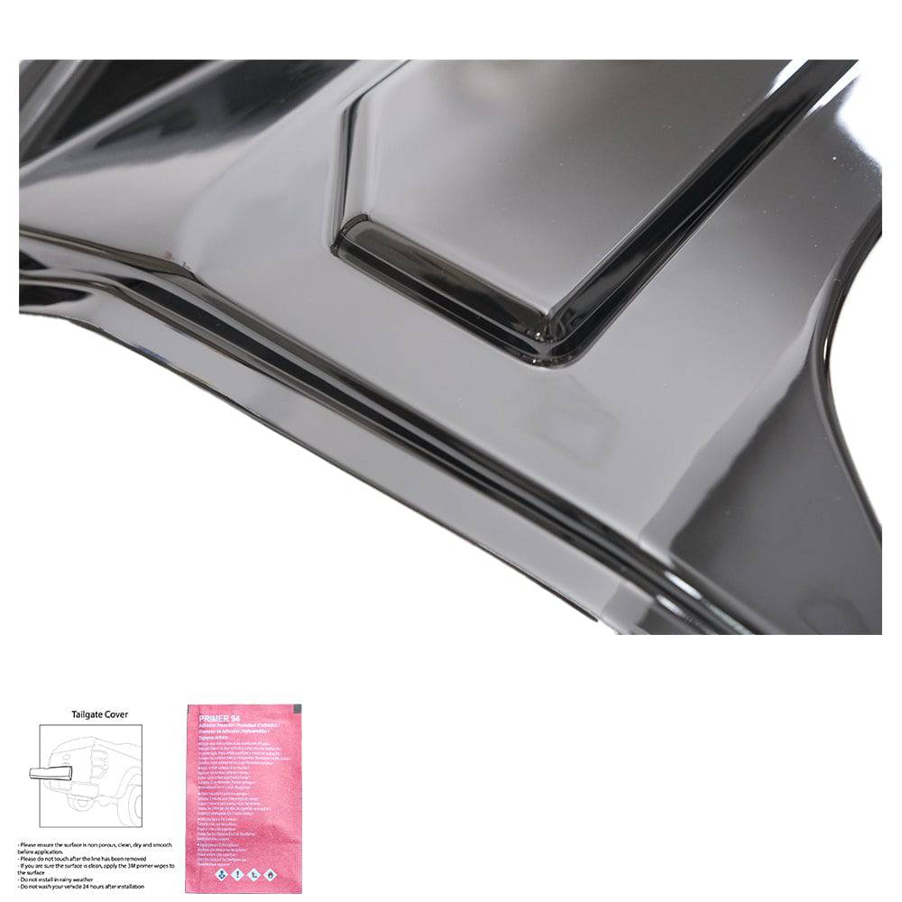 Bagaj Kapağı Kaplaması Uyumlu FORD Ranger T9 2022+ (Gloss Siyah)