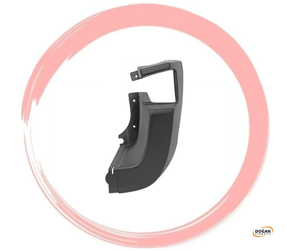 Ford Transit V363 2019 Sonrası Uyumlu Siyah Sağ Arka Tampon Parçası