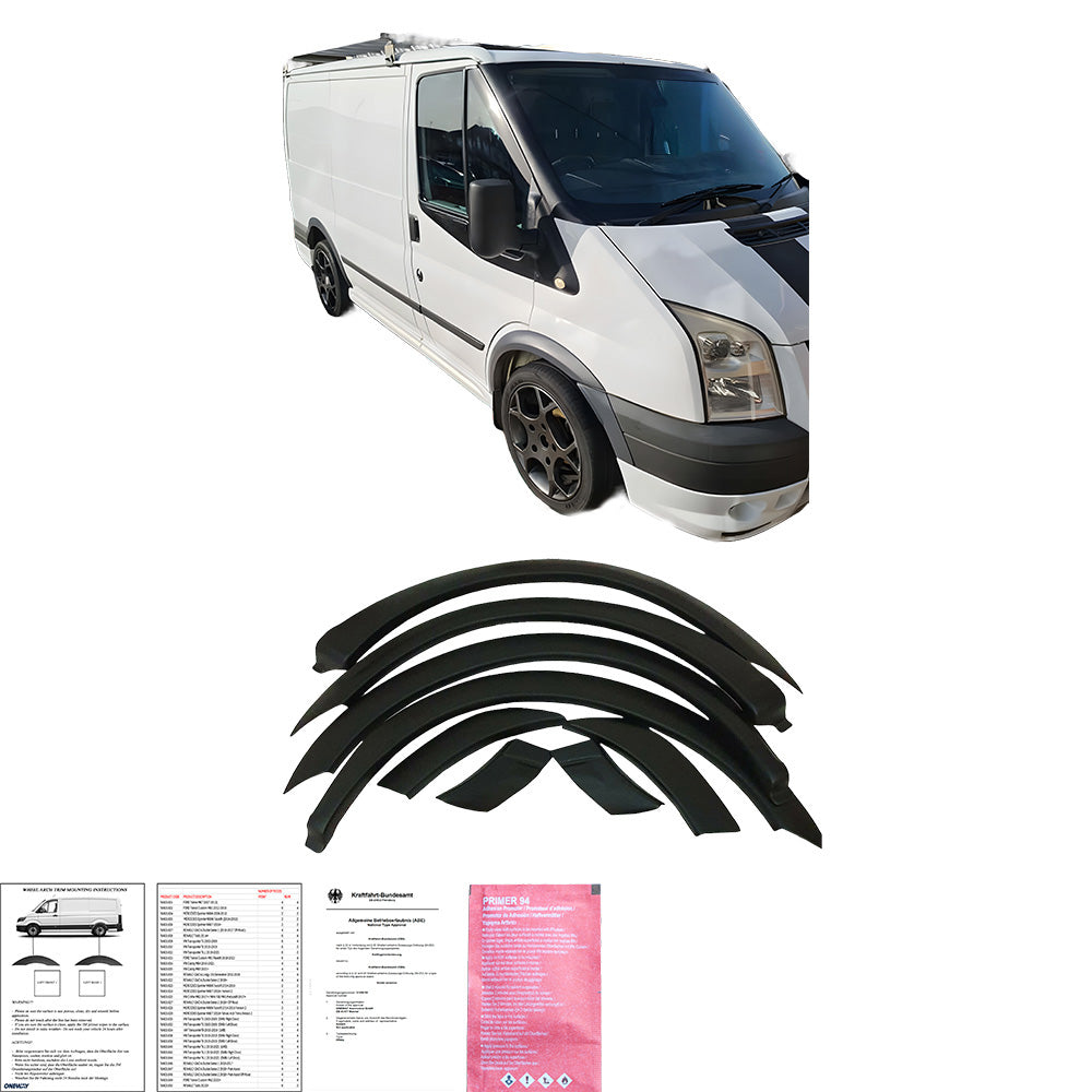 Wheel Arch Trims Uyumlu FORD Transit MK7 2007-2013 ABE TÜV Belgeli