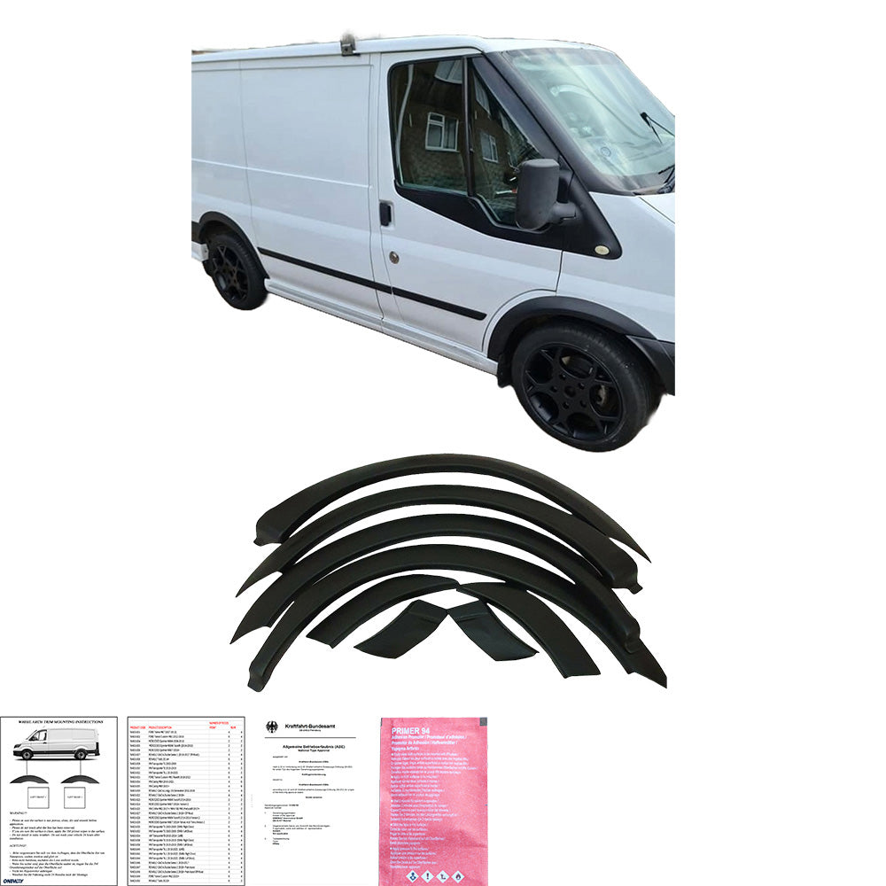 Wheel Arch Trims Uyumlu FORD Transit MK7 2007-2013 ABE TÜV Belgeli