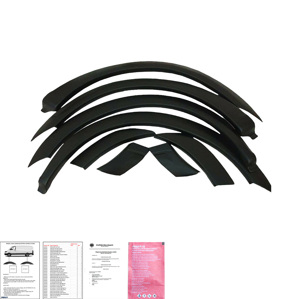 Wheel Arch Trims Uyumlu FORD Transit MK7 2007-2013 ABE TÜV Belgeli