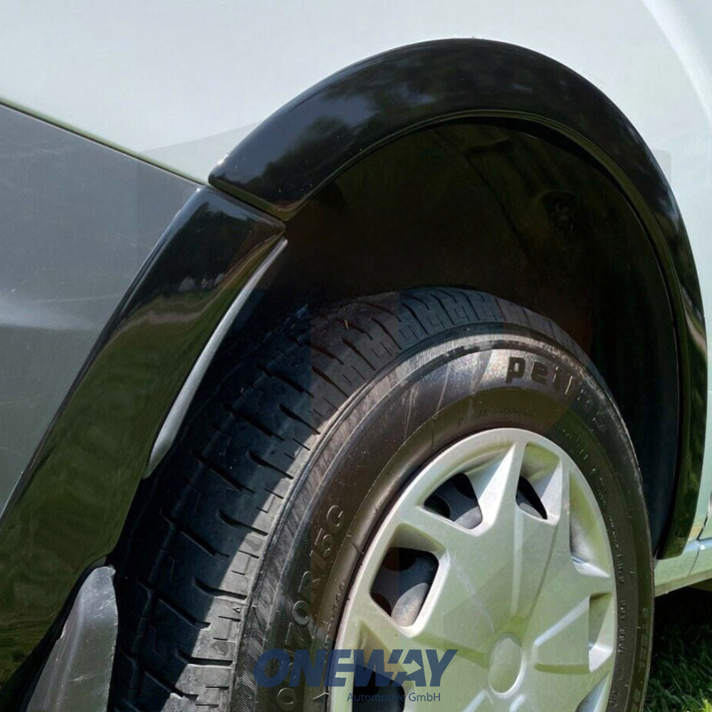 Wheel Arch Trims Uyumlu FORD Transit Custom MK1 2012-2018 (Gloss Siyah) ABE TÜV Belgeli