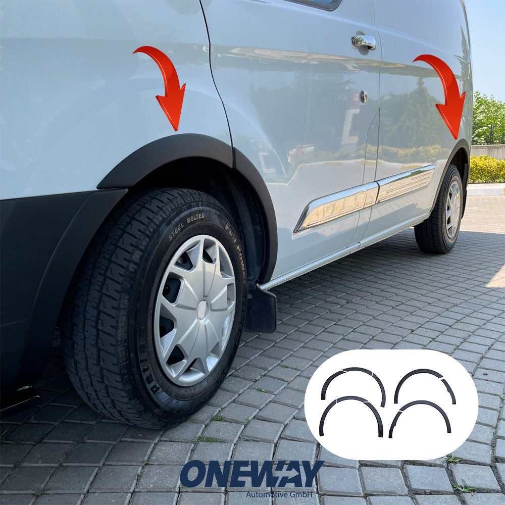 Wheel Arch Trims Uyumlu FORD Transit Custom MK1 2012-2018 ABE TÜV Belgeli