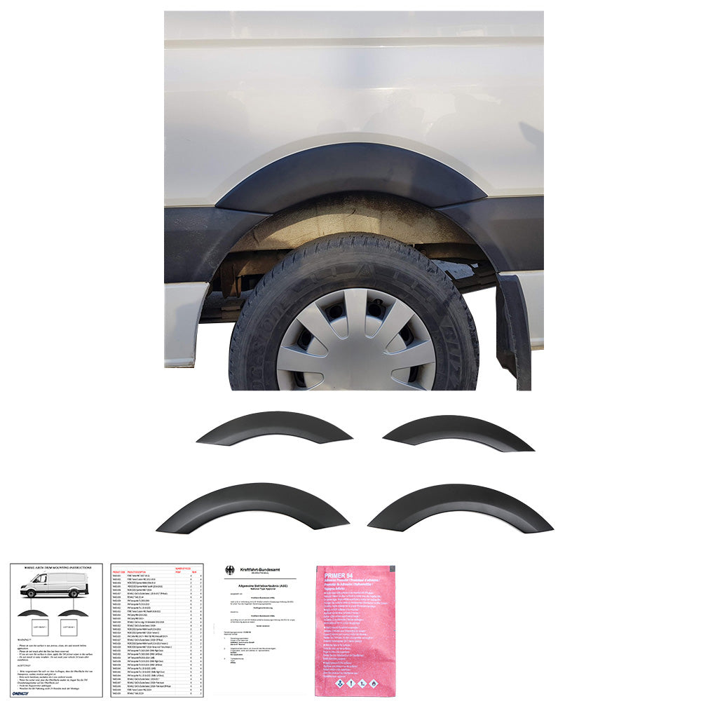 Wheel Arch Trims Uyumlu MERCEDES Sprinter W906 2006-2013 ABE TÜV Belgeli