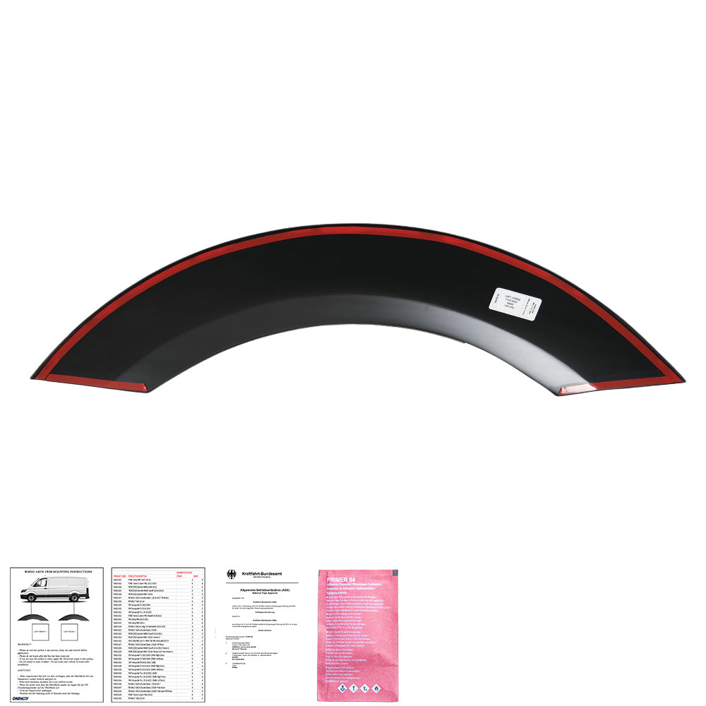 Wheel Arch Trims Uyumlu MERCEDES Sprinter W906 2006-2013 ABE TÜV Belgeli