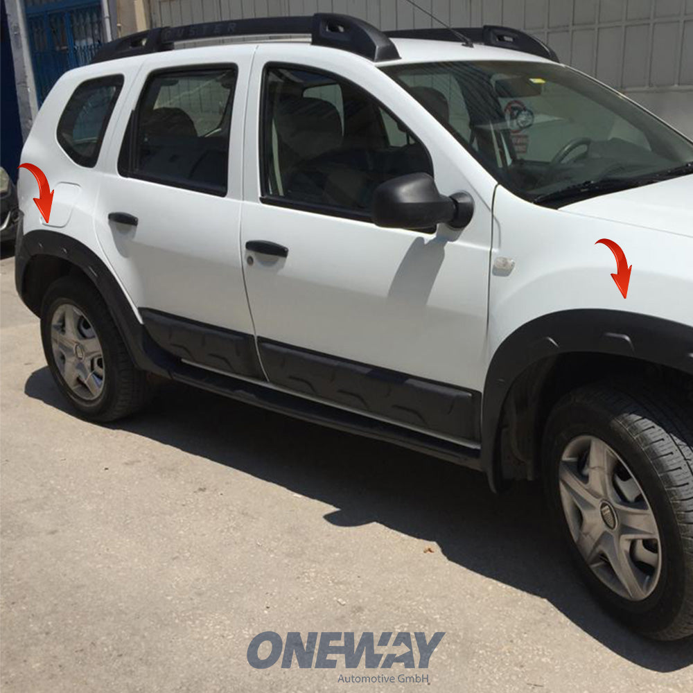 Wheel Arch Trims Uyumlu DACIA Duster Series 1 2010-2017 Off-Road ABE TÜV Belgeli