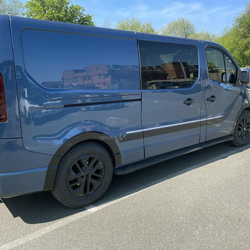 Wheel Arch Trims Uyumlu RENAULT Trafic X82 2014-2018 LWB v2 ABE TÜV Belgeli