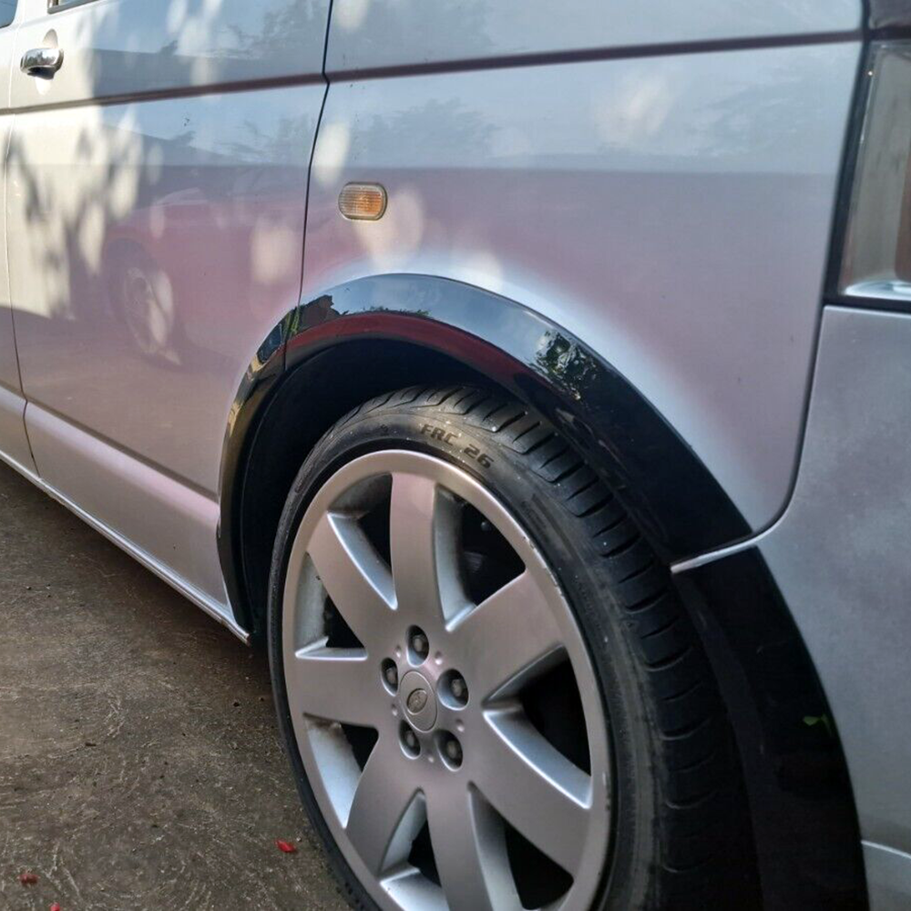 Wheel Arch Trims Uyumlu VW VOLKSWAGEN Transporter T5 - T5.1 2003-2015 ABE TÜV Belgeli (Gloss Siyah)