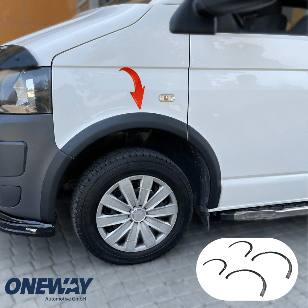 Wheel Arch Trims Uyumlu VW VOLKSWAGEN Transporter T5 - T5.1 2003-2015 ABE TÜV Belgeli