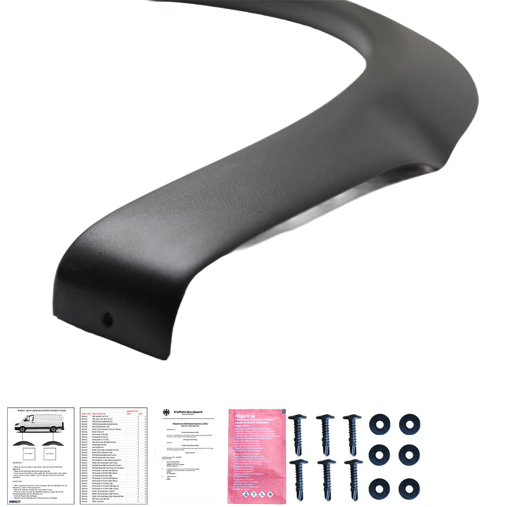 Wheel Arch Trims Uyumlu VW VOLKSWAGEN Transporter T6 2015-2019 ABE TÜV Belgeli