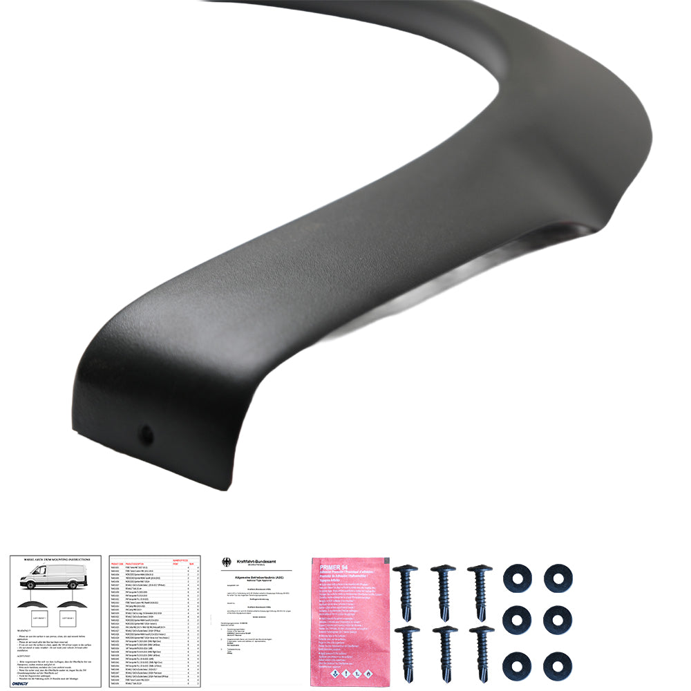 Wheel Arch Trims Uyumlu VW VOLKSWAGEN Transporter T6 2015-2019 ABE TÜV Belgeli