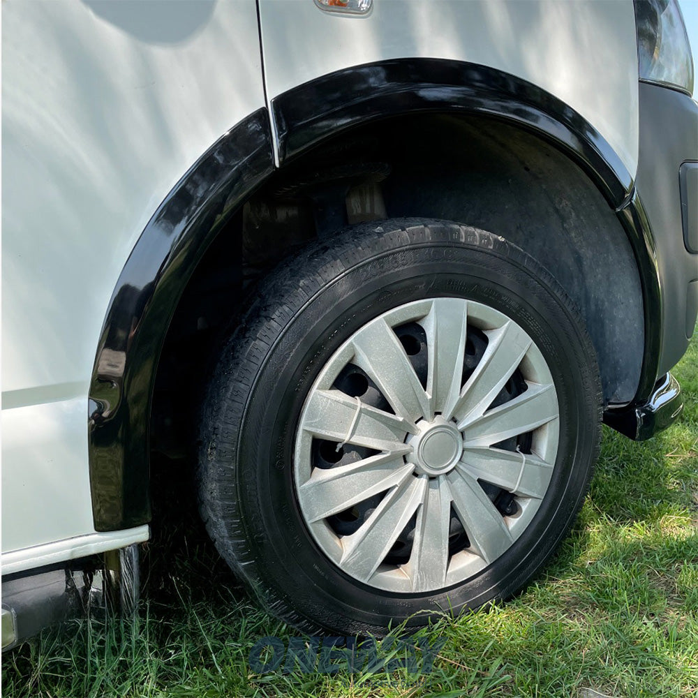 Wheel Arch Trims Uyumlu VW VOLKSWAGEN Transporter T5 / T5.1 2003-2015 (Gloss Siyah) ABE TÜV Belgeli