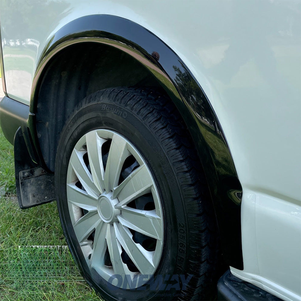 Wheel Arch Trims Uyumlu VW VOLKSWAGEN Transporter T5 / T5.1 2003-2015 (Gloss Siyah) ABE TÜV Belgeli