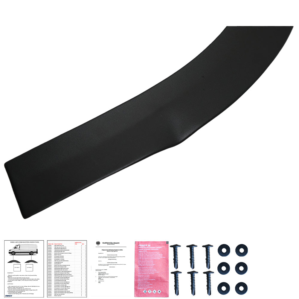 Wheel Arch Trims Uyumlu VW VOLKSWAGEN Transporter T5 / T5.1 2003-2015 ABE TÜV Belgeli