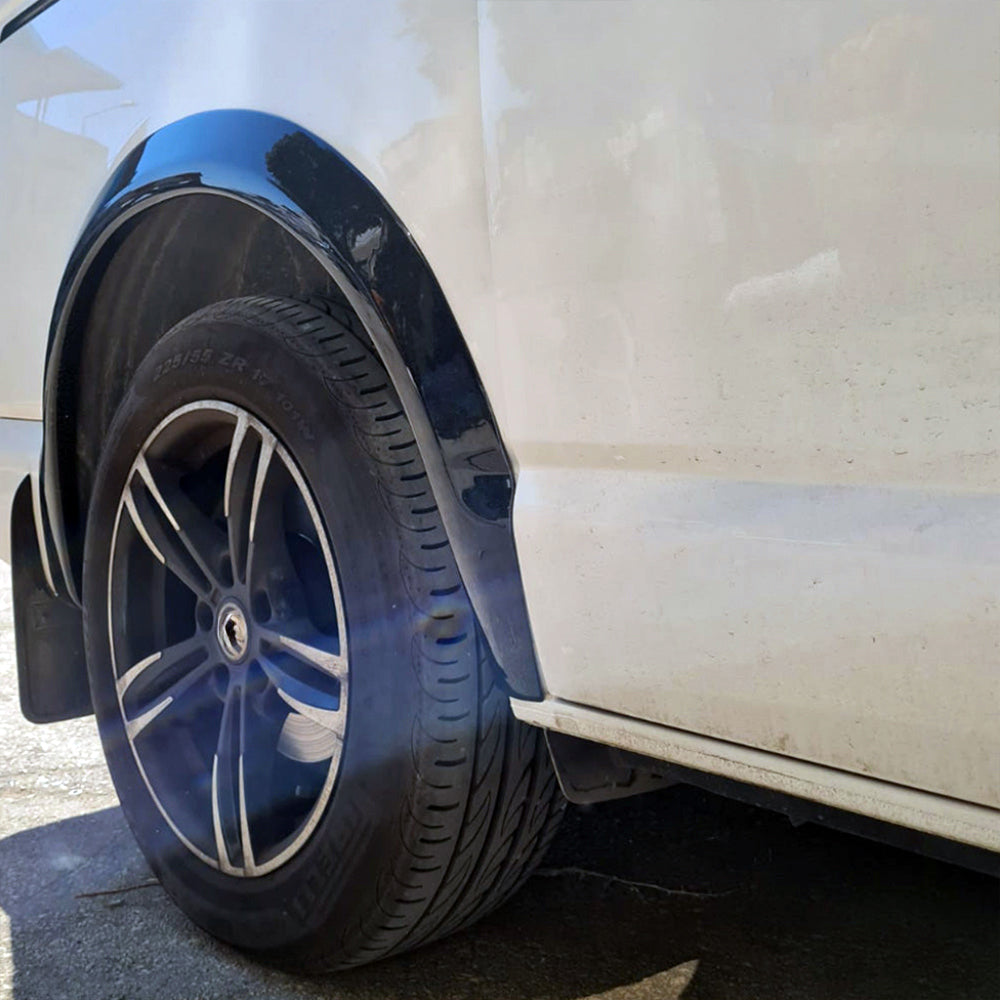 Wheel Arch Trims Uyumlu VW VOLKSWAGEN Transporter T6.1 2019-2021 (Gloss Siyah) ABE TÜV Belgeli