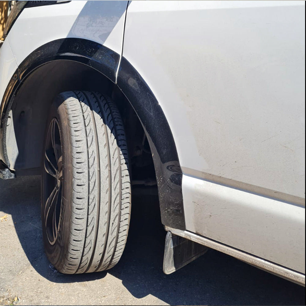 Wheel Arch Trims Uyumlu VW VOLKSWAGEN Transporter T6.1 2019-2021 (Gloss Siyah) ABE TÜV Belgeli
