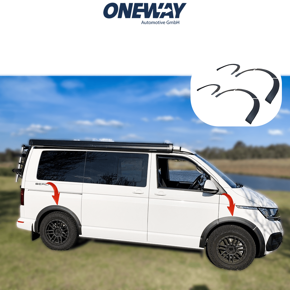 Wheel Arch Trims Uyumlu VW VOLKSWAGEN Transporter T6.1 2019-2022 ABE TÜV Belgeli