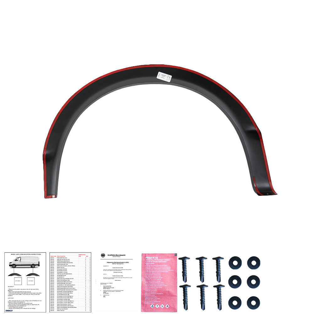 Wheel Arch Trims Uyumlu VW VOLKSWAGEN Transporter T6.1 2019-2022 ABE TÜV Belgeli