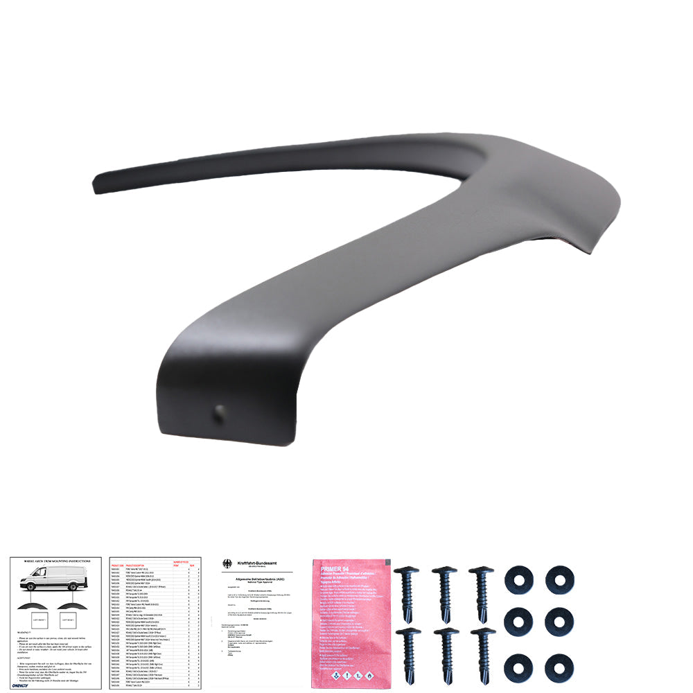 Wheel Arch Trims Uyumlu VW VOLKSWAGEN Transporter T6.1 2019-2022 ABE TÜV Belgeli