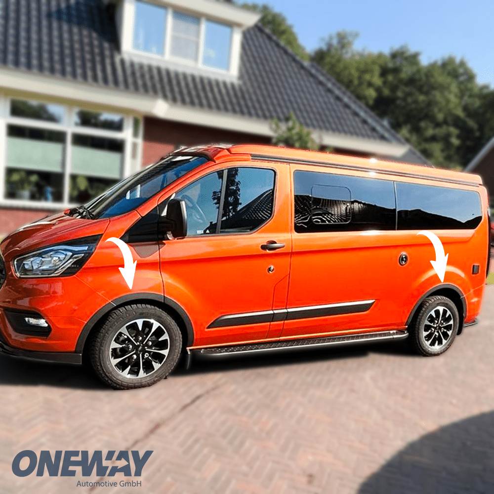 Wheel Arch Trims Uyumlu FORD Transit Custom MK1 Makyajlı Kasa 2018-2022 ABE TÜV Belgeli