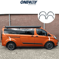 Wheel Arch Trims Uyumlu FORD Transit Custom MK1 Makyajlı Kasa 2018-2022 ABE TÜV Belgeli