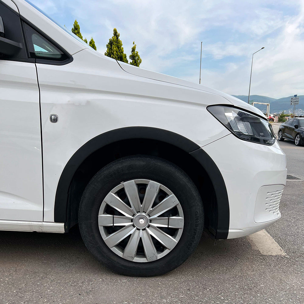 Wheel Arch Trims Uyumlu VW VOLKSWAGEN Caddy MK5 2021+ ABE TÜV Belgeli