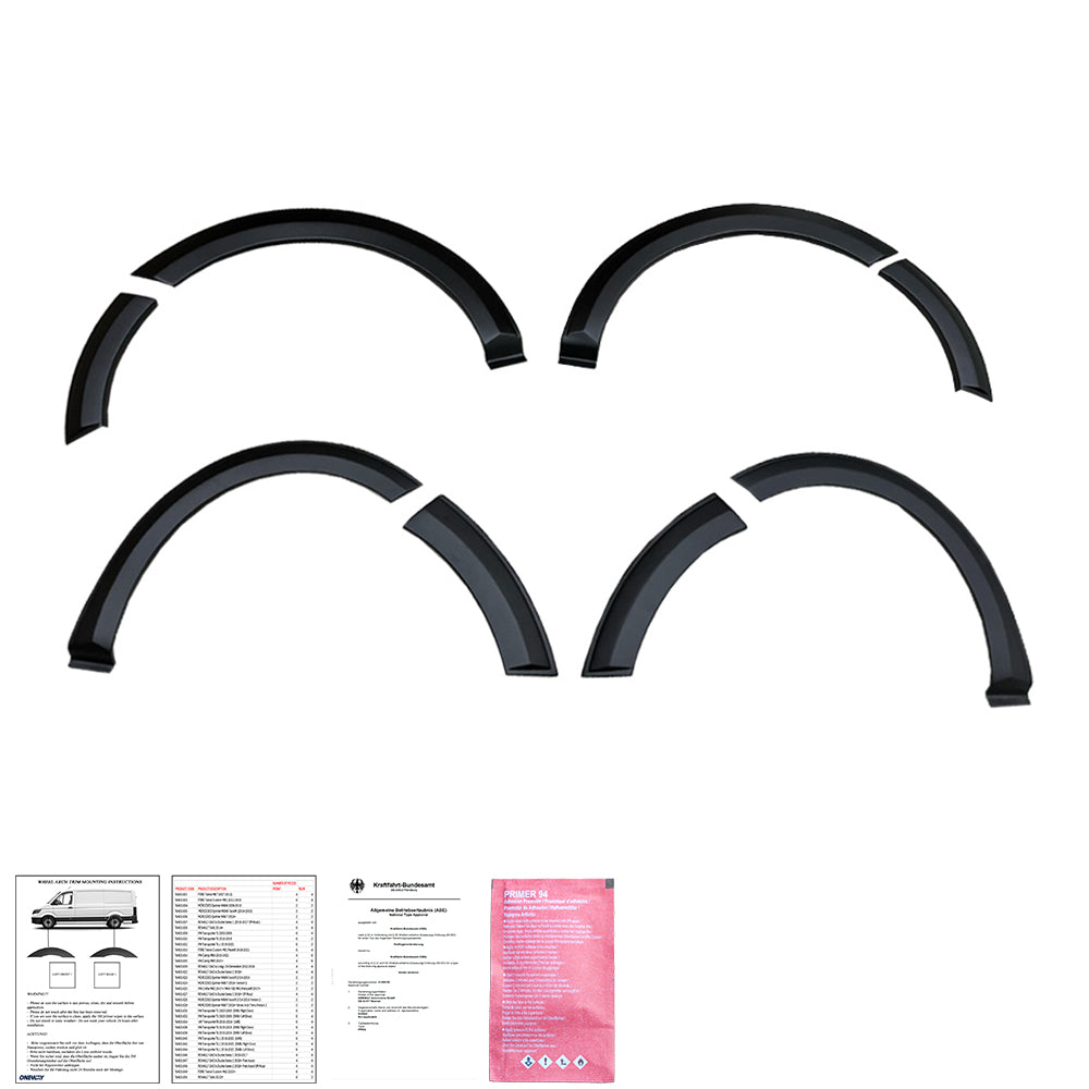 Wheel Arch Trims Uyumlu DACIA Lodgy 1St Generation 2012-2020 ABE TÜV Belgeli