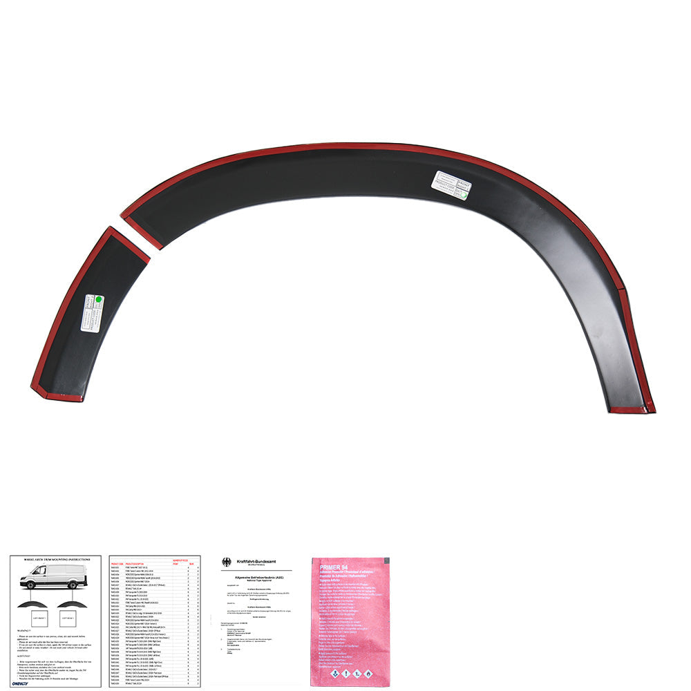 Wheel Arch Trims Uyumlu DACIA Duster Series 2 2018+ ABE TÜV Belgeli