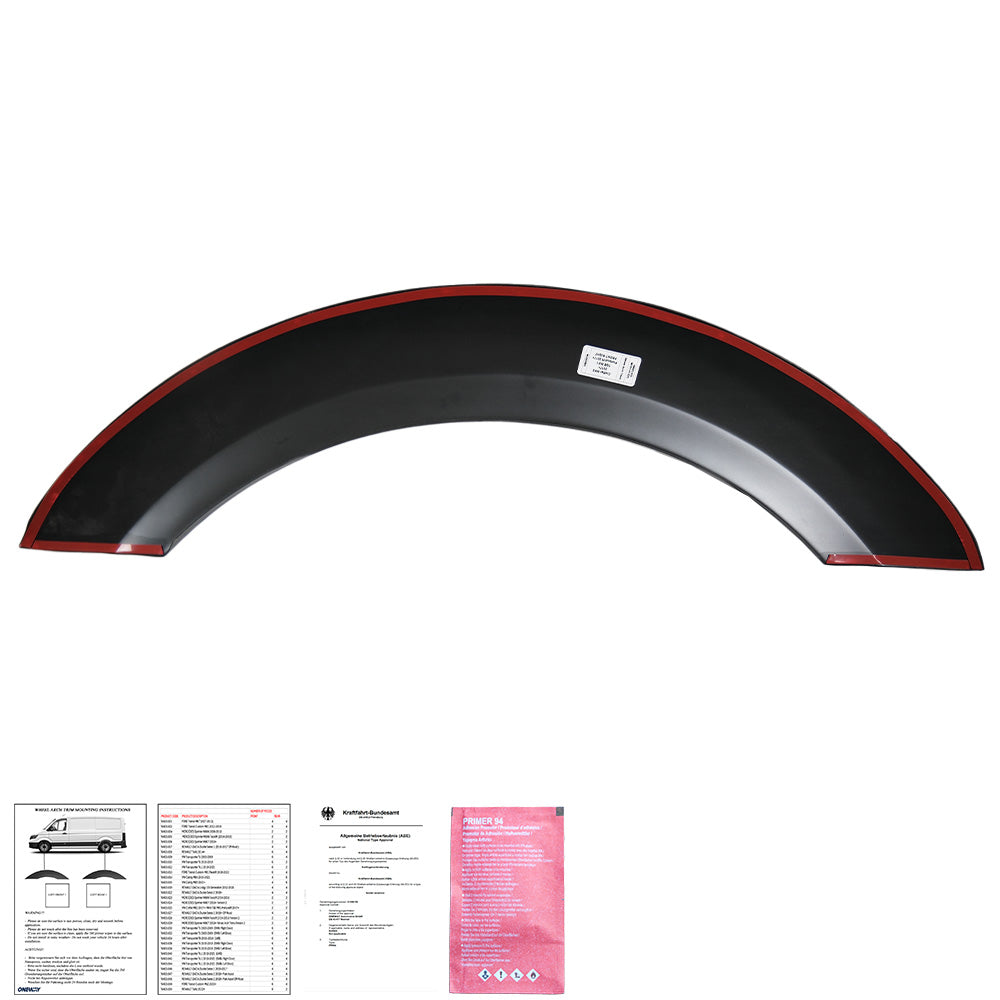 Wheel Arch Trims Uyumlu VW VOLKSWAGEN Crafter MK2 2017+ ABE TÜV Belgeli