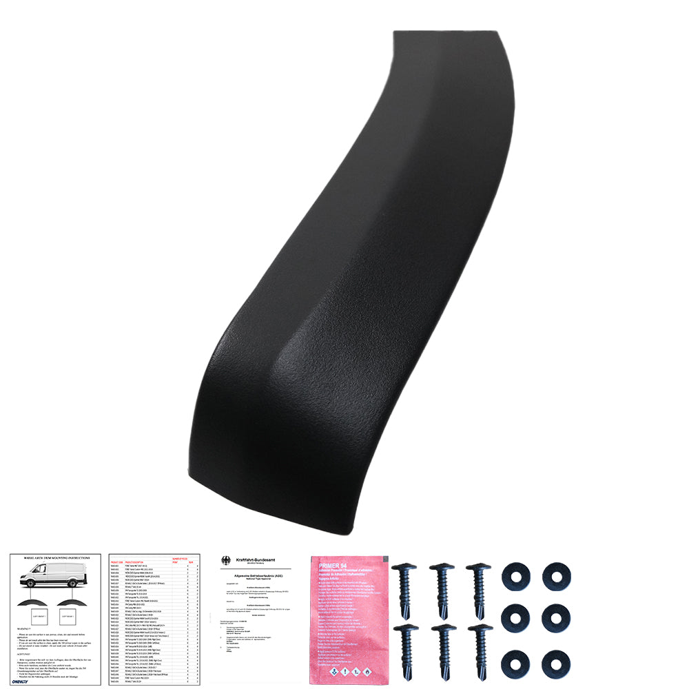 Wheel Arch Trims Uyumlu VW VOLKSWAGEN Transporter T5 - T5.1 2003-2015 (SWB / Left Door) ABE TÜV Belgeli