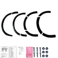Wheel Arch Trims Uyumlu VW VOLKSWAGEN Transporter T6 2015-2019 (Short Wheel Base / Left Door) ABE TÜV Belgeli (Gloss Siyah)