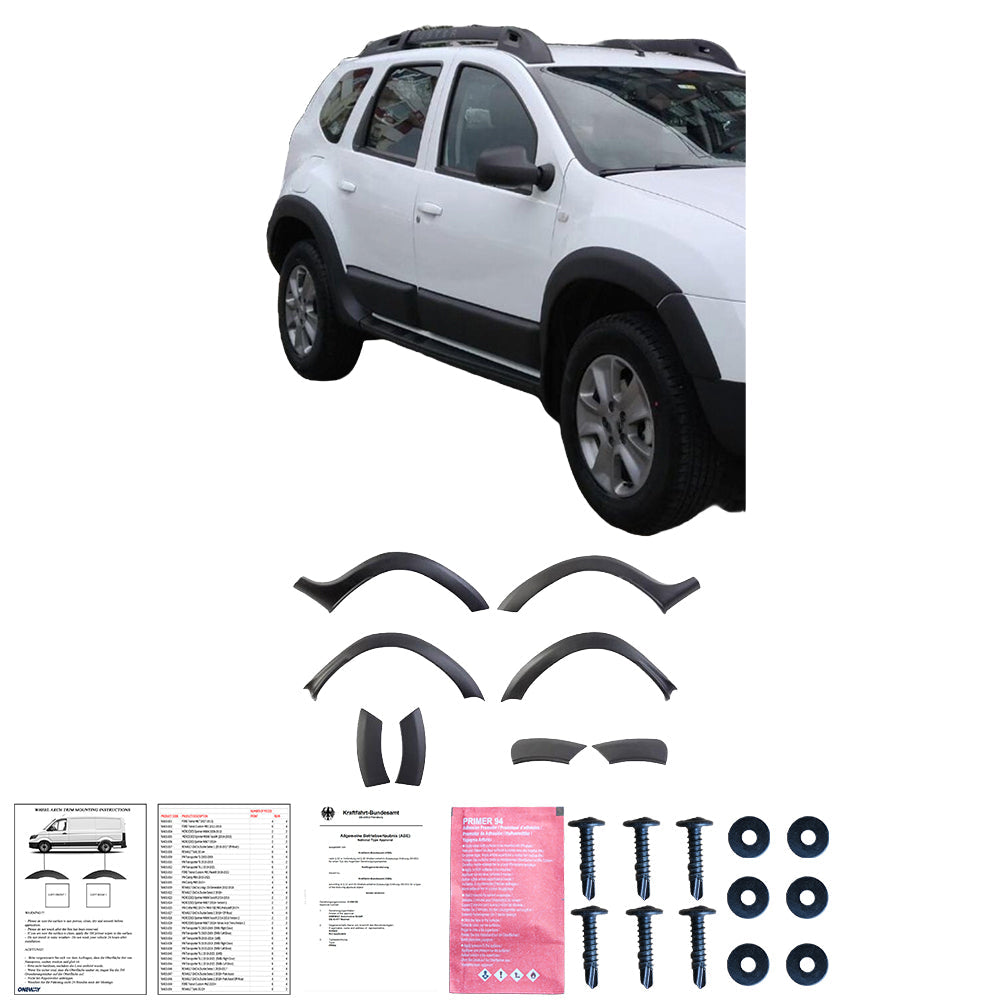 Gövde Kiti Uyumlu DACIA Duster Series 1 2010-2017 (w / o Duster Marking)