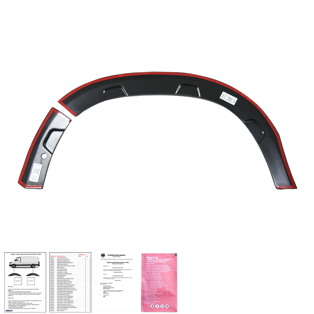 Wheel Arch Trims Uyumlu DACIA Duster Series 2 2018+ Parkassist (Offroad) ABE TÜV Belgeli