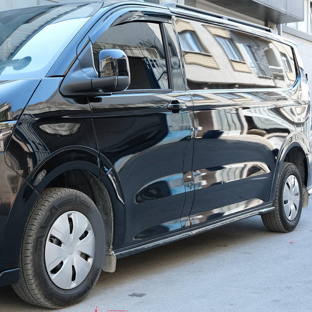 Wheel Arch Trims Uyumlu VW VOLKSWAGEN Transporter T7 2024+ (LWB) (Gloss Siyah)