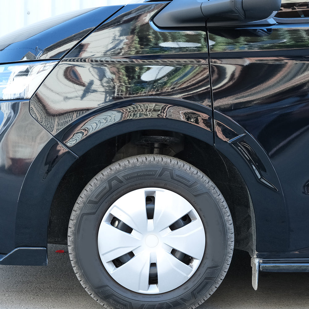 Wheel Arch Trims Uyumlu VW VOLKSWAGEN Transporter T7 2024+ (LWB) (Gloss Siyah)
