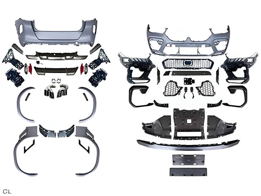 BMW X6 G06 2019-2022 X6M BODY KIT - ÖN/ARKA PDC, ACC, 4 EGZOZ UCU, ÇAMURLUK DODİKLERİ