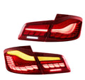 BMW 5 Serisi F10 Uyumlu Dragon LED Stop - Kırmızı
