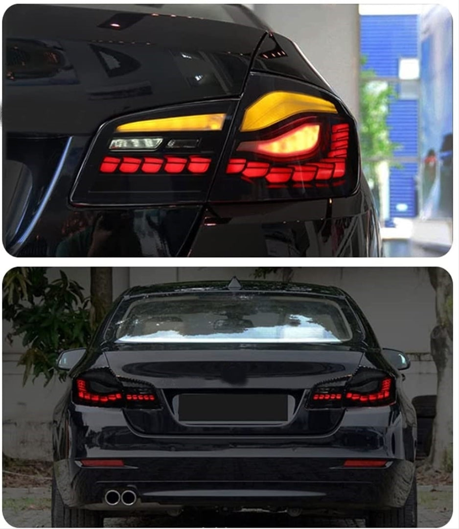 BMW 5 Serisi F10 Uyumlu Dragon LED Stop - Smoke