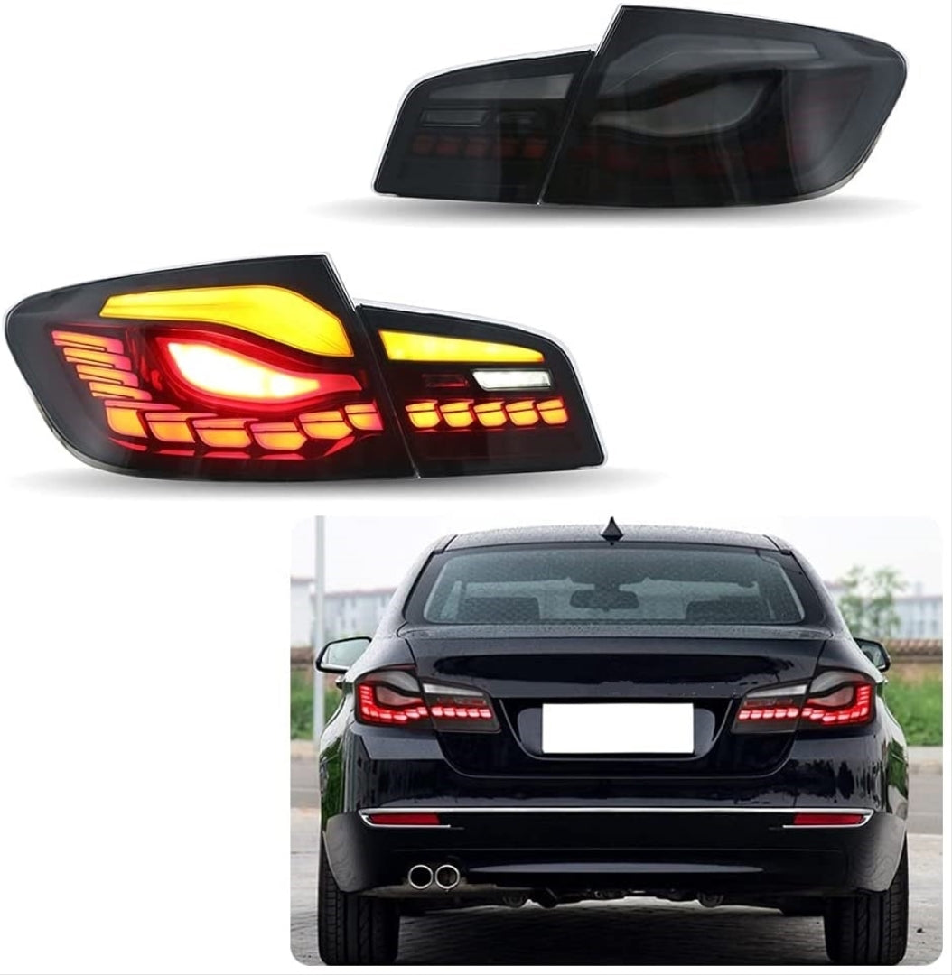 BMW 5 Serisi F10 Uyumlu Dragon LED Stop - Smoke