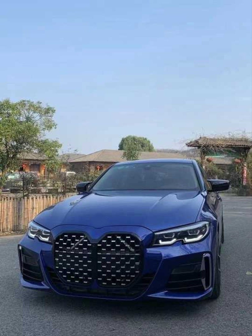 BMW 3 Serisi G20 2019+ Uyumlu G22 Dönüşüm Ön Tampon & Panjur Seti