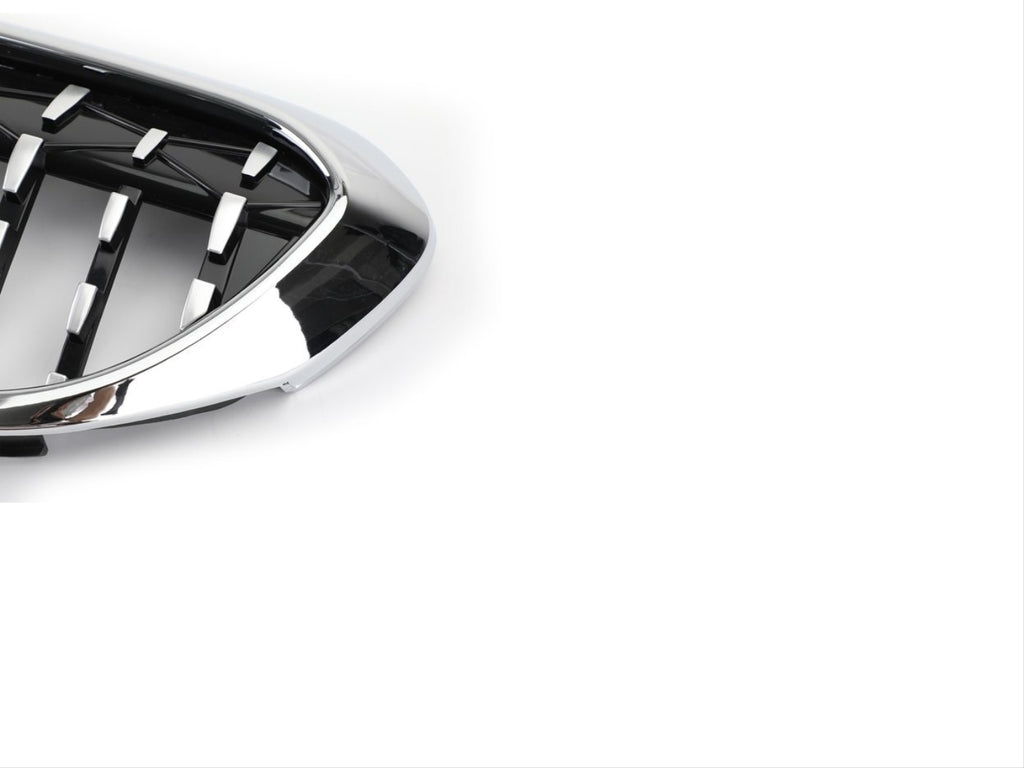 BMW 5 Serisi 2017-2020 G30 Uyumlu Diamond Panjur - Krom Çerçeve