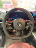 BMW G20 G22 G26 G30 F40 F44 G80 G82 M4 CS Style direksiyon simidi ve airbag ön görünüm