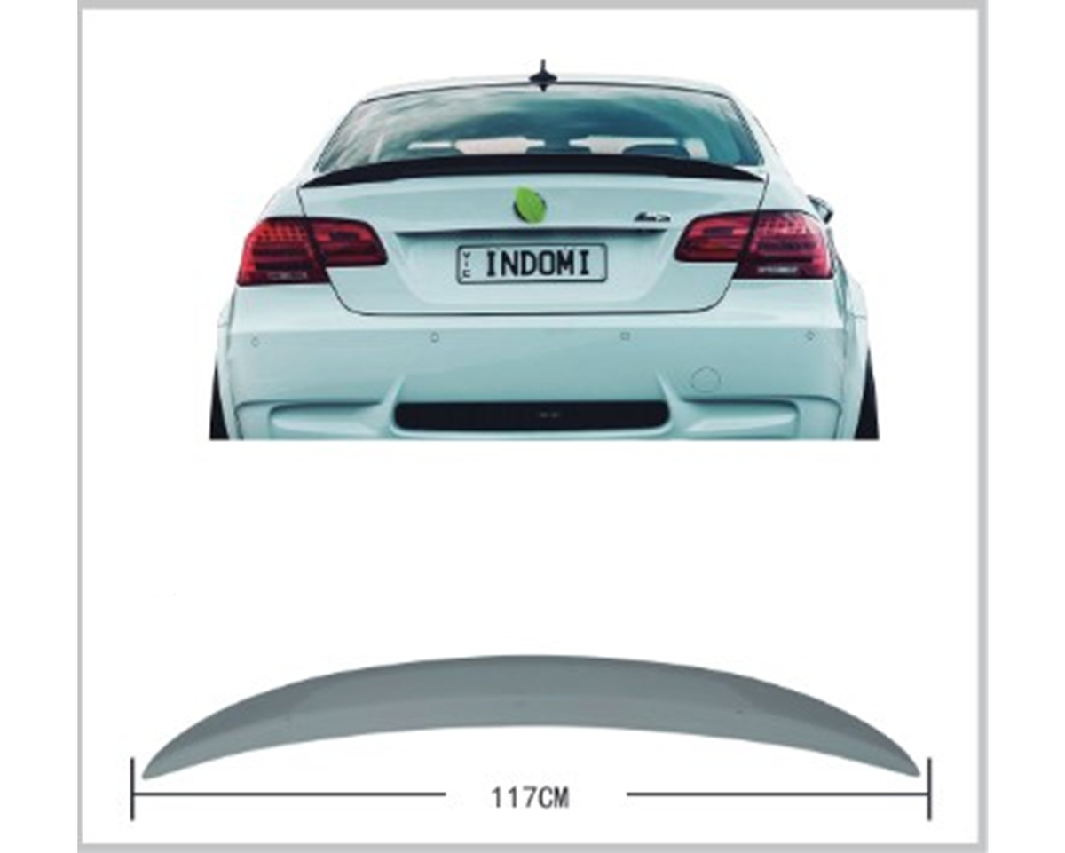 BMW 3 Serisi E93 Cabrio Uyumlu M Performance Boyasız Bagaj Spoyleri ürün görünümü