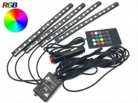 ARAÇ İÇİ AYAK ALTI RGB LED AMBIANS KUMANDALI