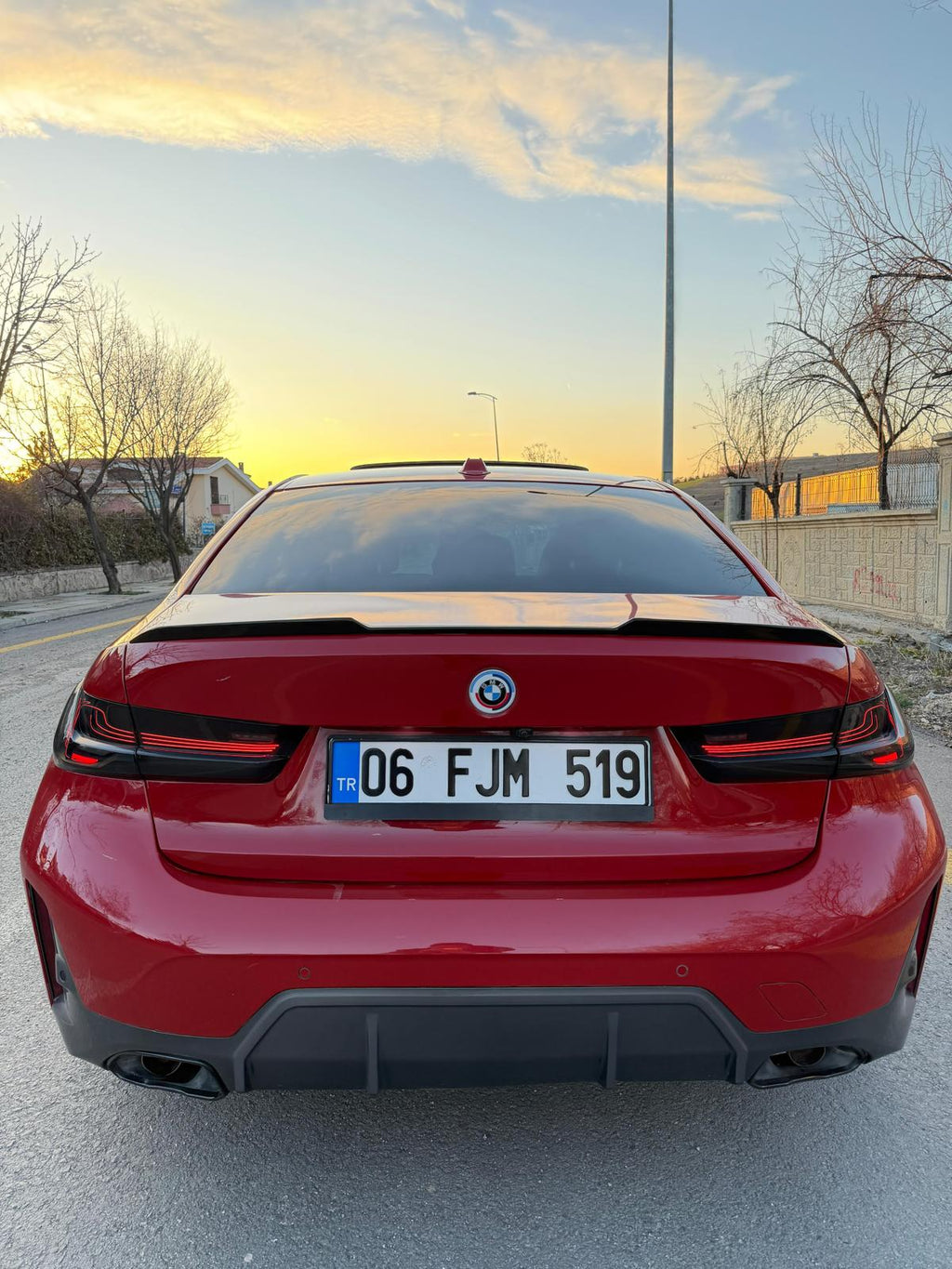 BMW 3 SERİSİ G20 LCI 2022+ 340 M340i DİFÜZÖR KARE EGZOZ UCU SET