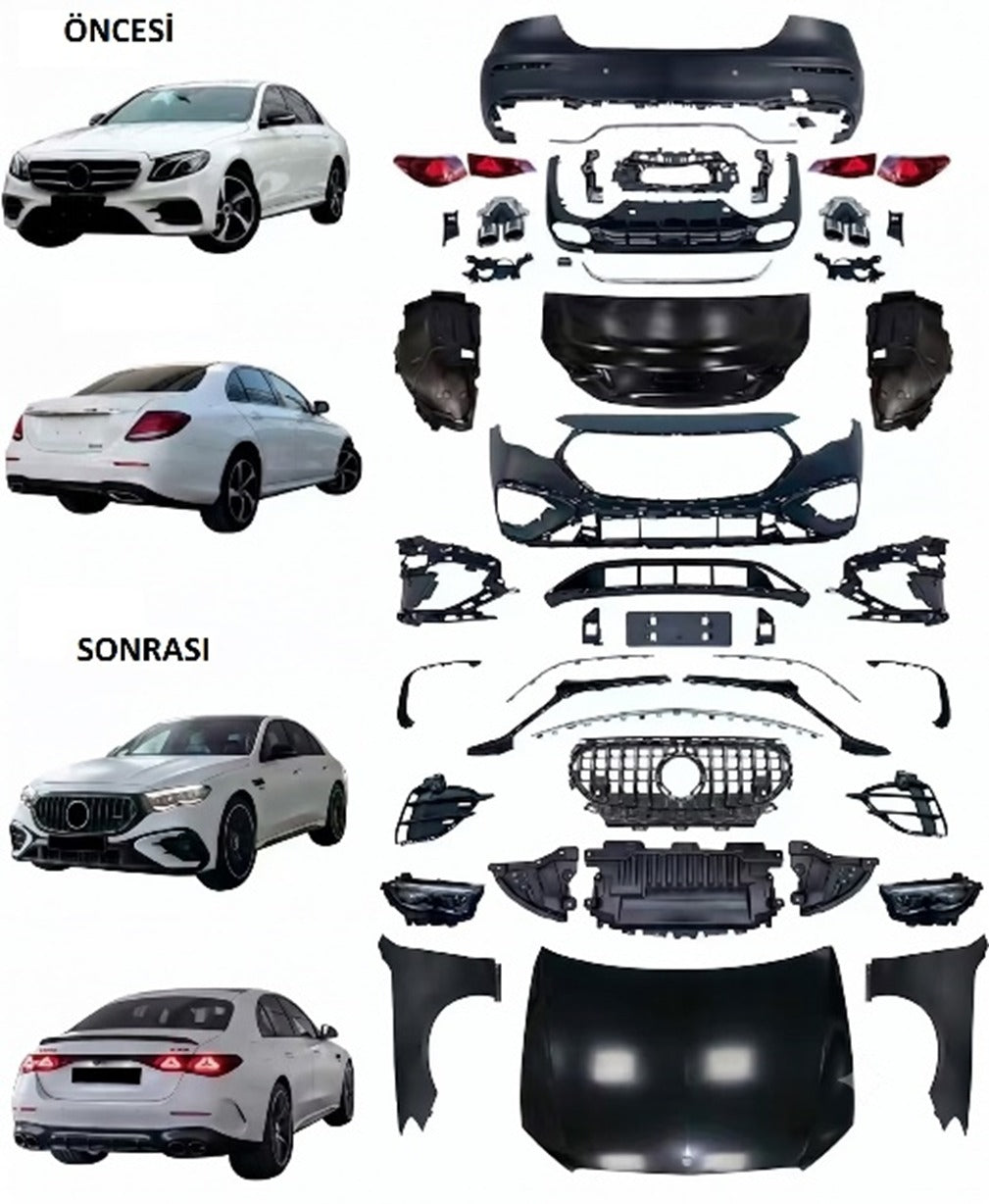 W213 2016-2020 UYUMLU W214 E53 AMG DÖNÜŞÜM SETİ